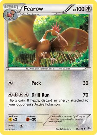 Fearow (66) Reverse Holofoil - XY Roaring Skies