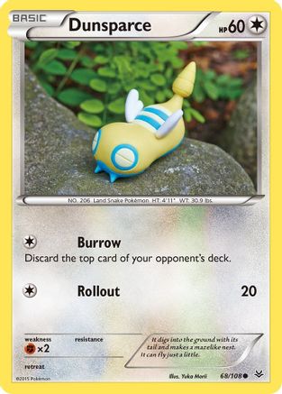 Dunsparce (68) Reverse Holofoil - XY Roaring Skies