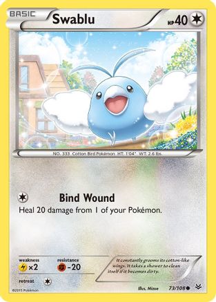Swablu (73) Reverse Holofoil - XY Roaring Skies