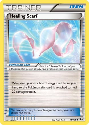 Healing Scarf (84) Reverse Holofoil - XY Roaring Skies
