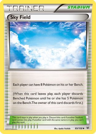 Sky Field (89) Reverse Holofoil - XY Roaring Skies