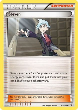Steven (90) Reverse Holofoil - XY Roaring Skies