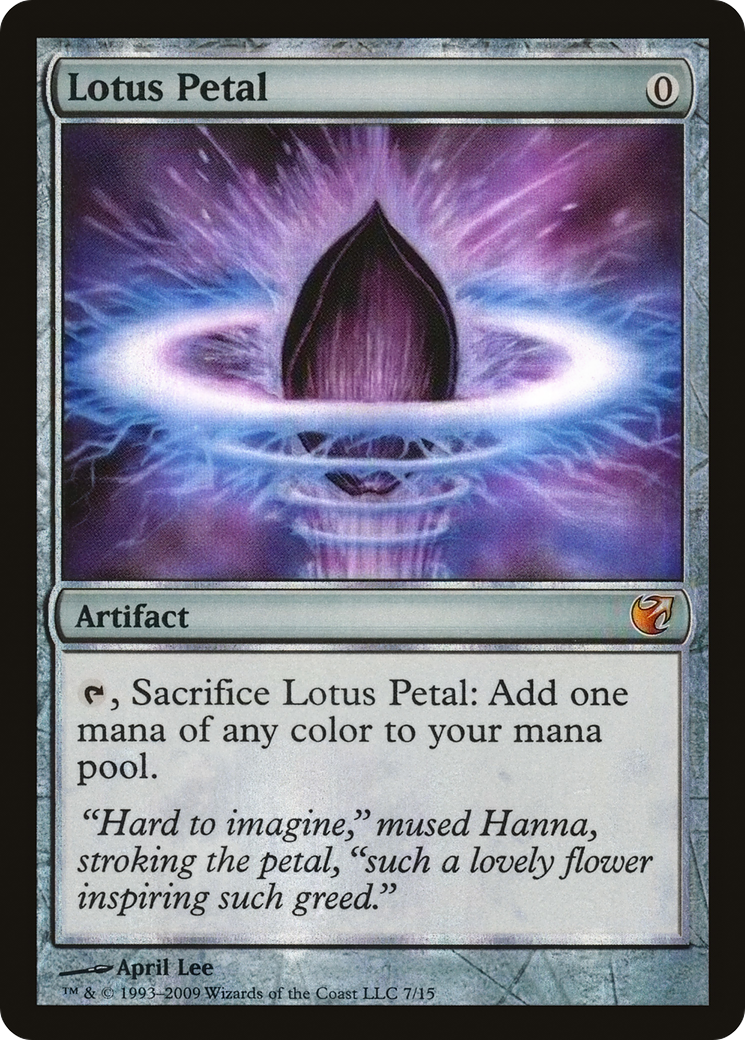 Lotus Petal (007) Foil - From the Vault: Exiled