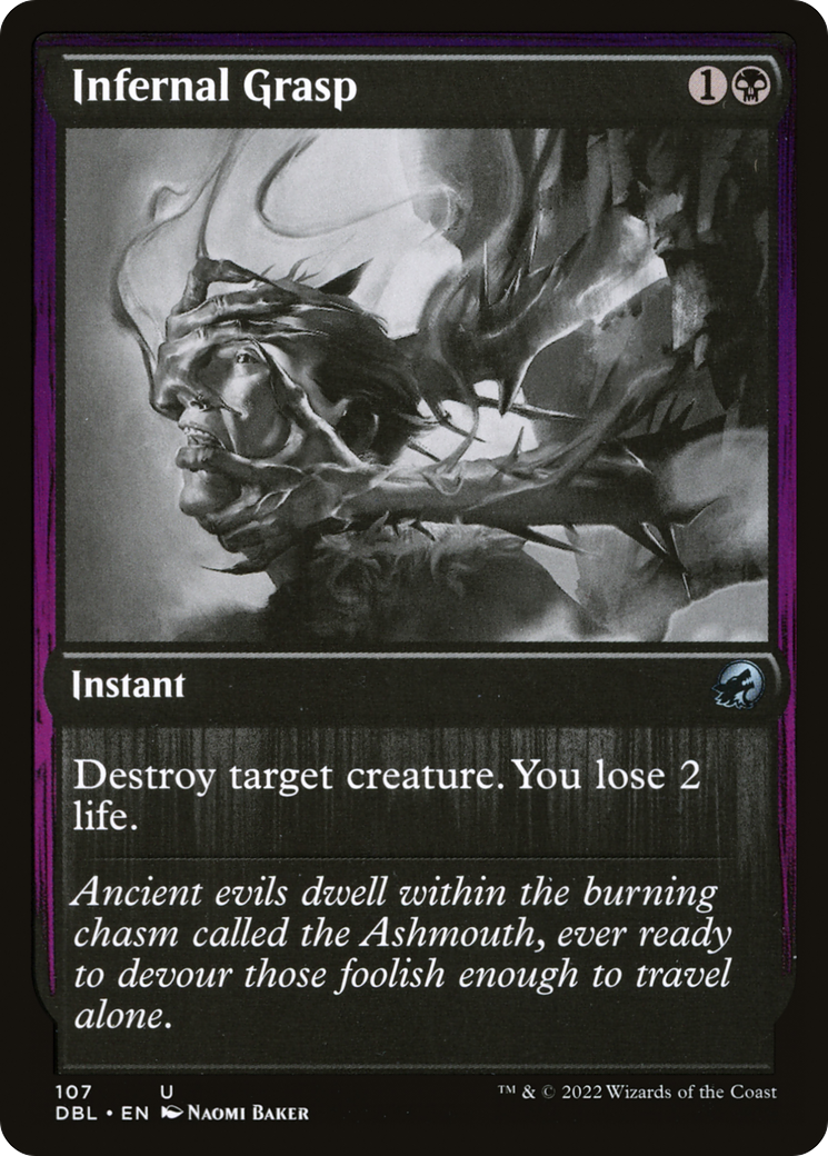 Infernal Grasp (107) Foil - Innistrad: Double Feature
