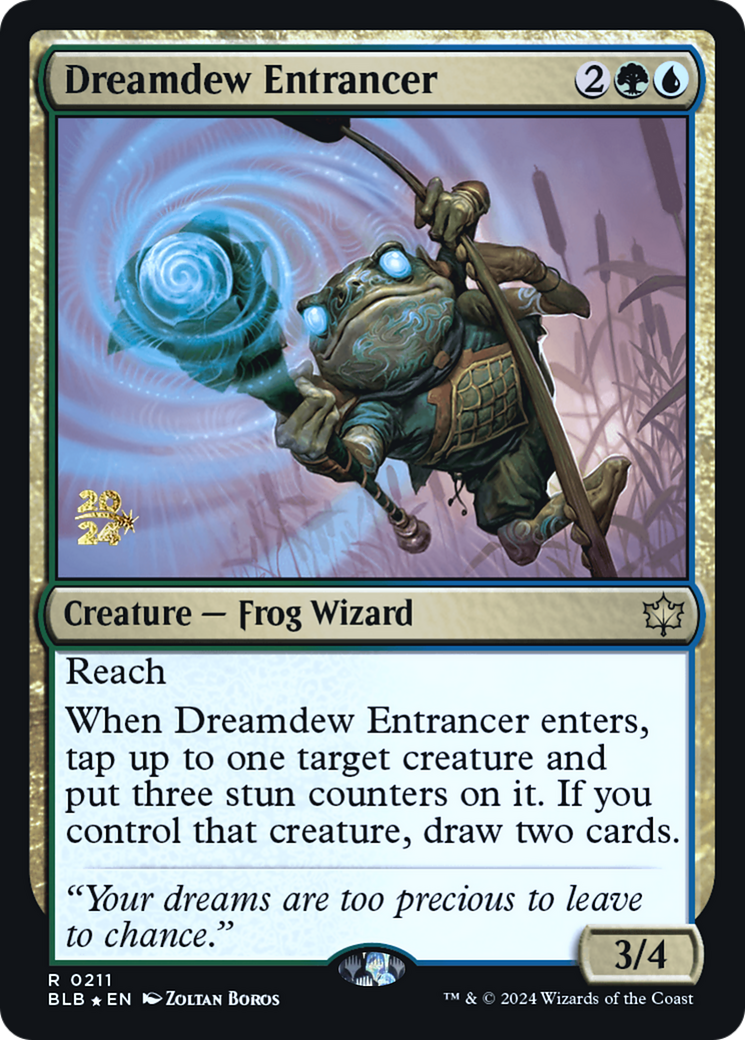 Dreamdew Entrancer (211) Foil - Bloomburrow Promos