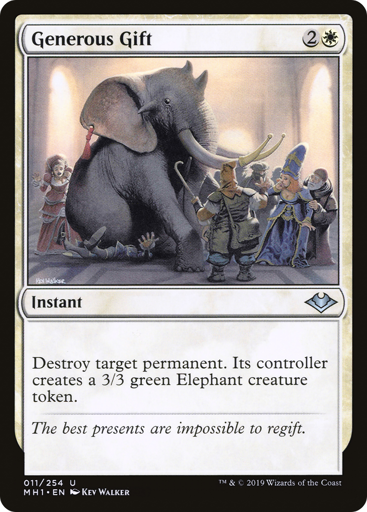 Generous Gift (011) Foil - Modern Horizons
