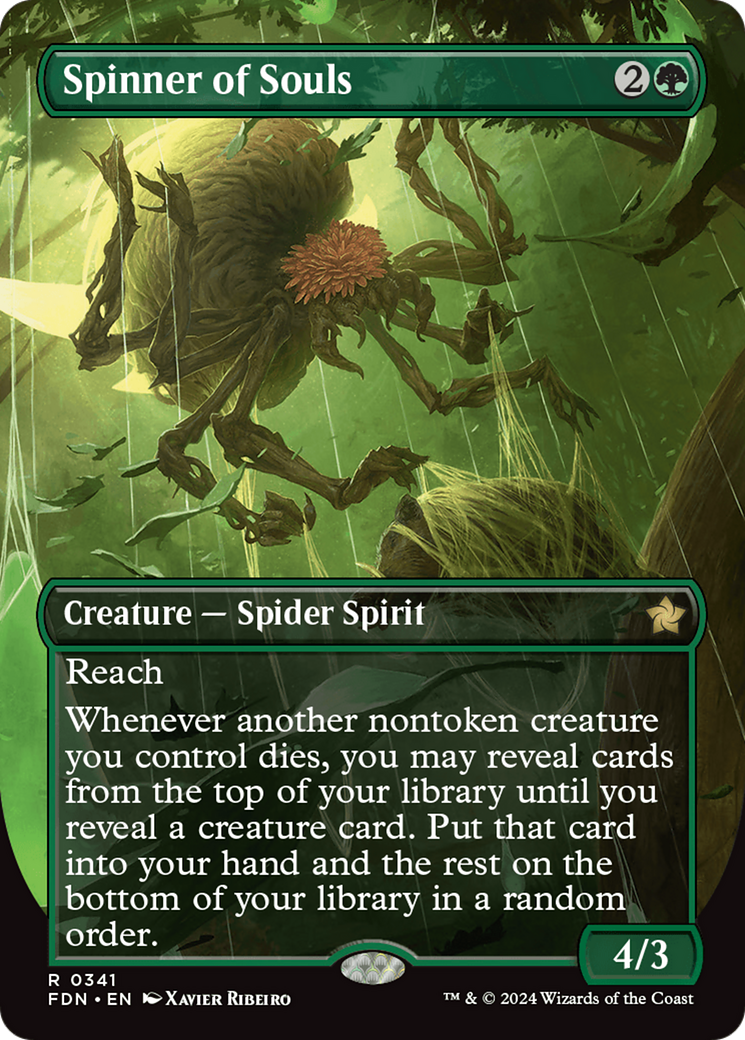 Spinner of Souls (Borderless) (341) Foil - Foundations
