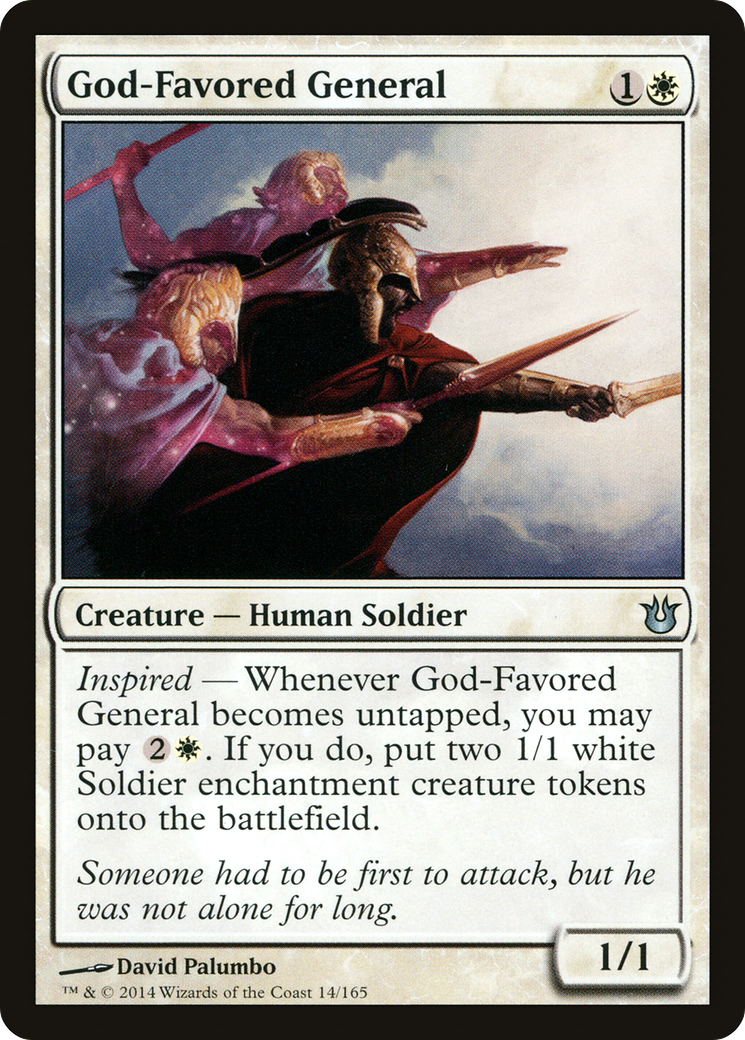 God-Favored General (014) Foil - Born of the Gods