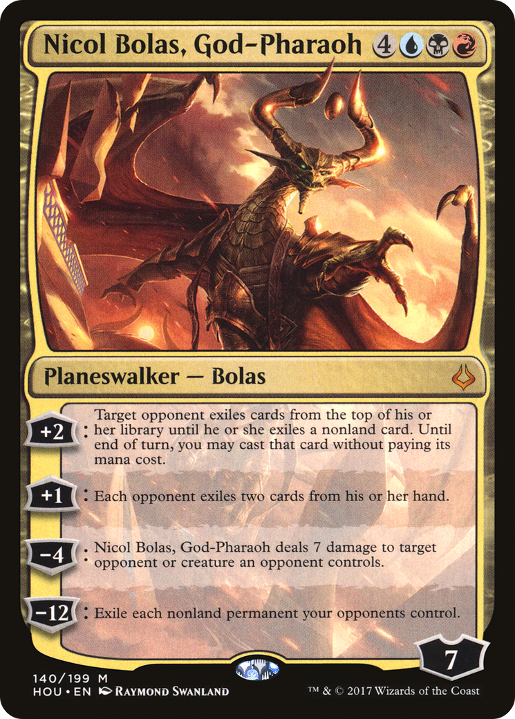 Nicol Bolas, God-Pharaoh (140) - Hour of Devastation