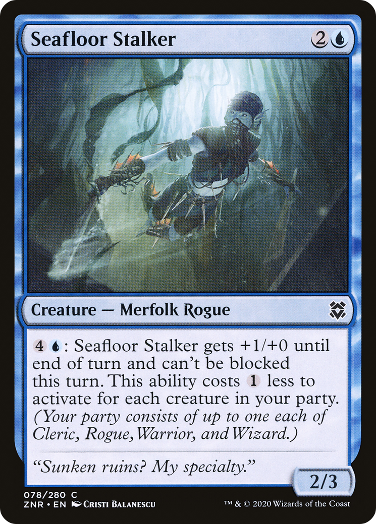 Seafloor Stalker (078) - Zendikar Rising