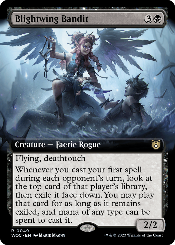 Blightwing Bandit (Extended Art) (049) - Wilds of Eldraine Commander