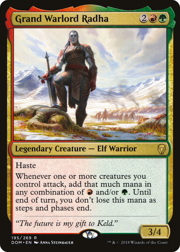 Grand Warlord Radha (195) Foil - Dominaria