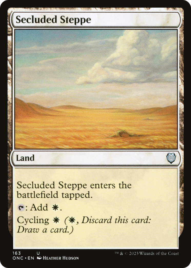 Secluded Steppe (163) - Phyrexia: All Will Be One Commander
