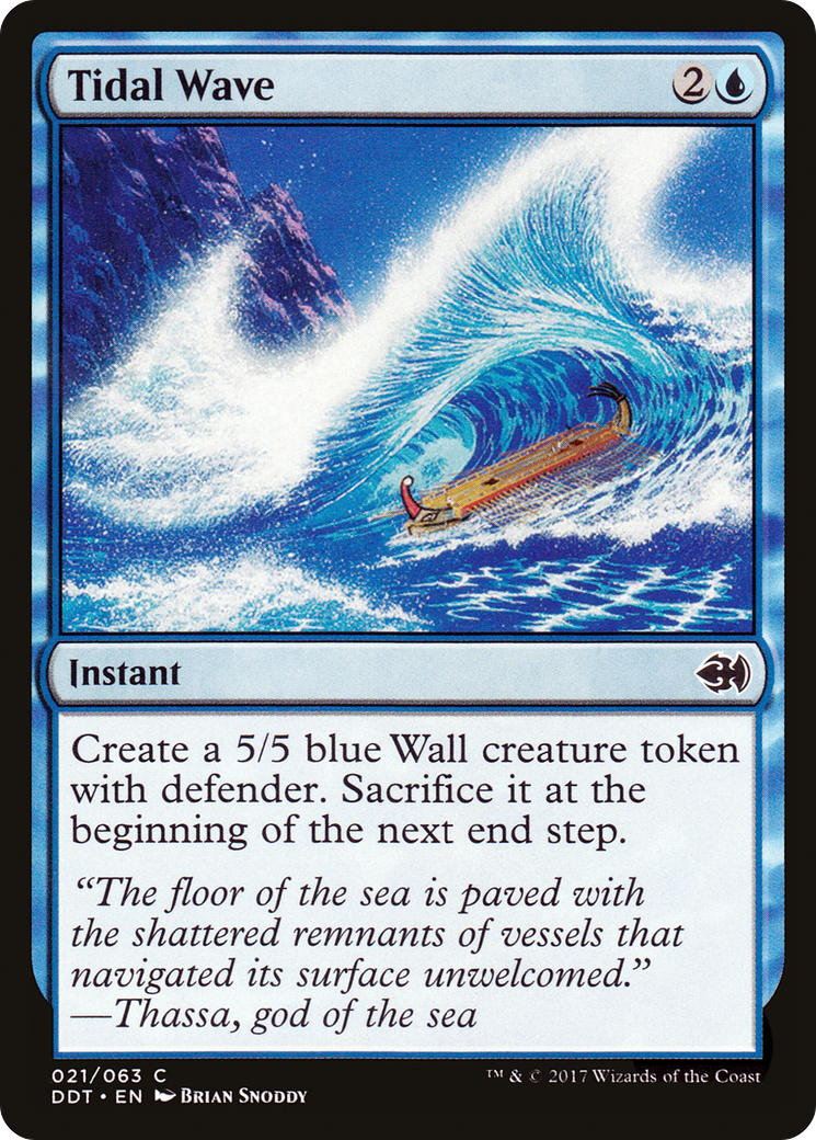 Tidal Wave (021) - Duel Decks: Merfolk vs. Goblins