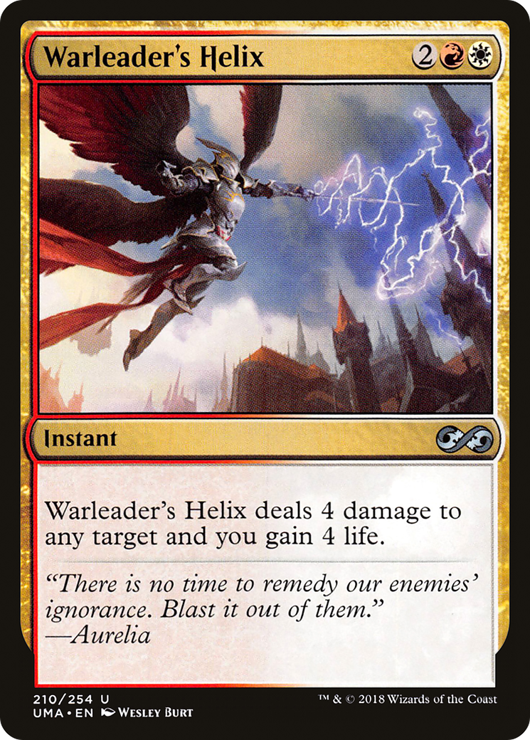 Warleader's Helix (210) Foil - Ultimate Masters