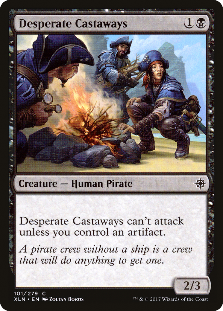 Desperate Castaways (101) Foil - Ixalan