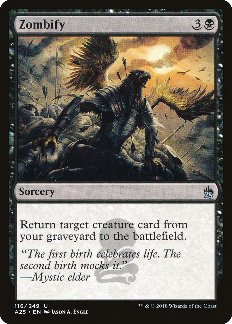 Zombify (116) Foil - Masters 25