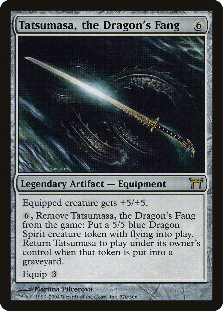 Tatsumasa, the Dragon's Fang (270) Foil - Champions of Kamigawa