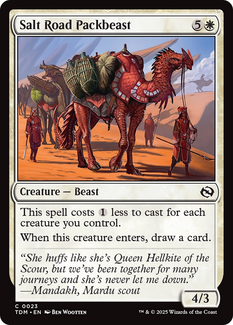 Salt Road Packbeast (023) - Tarkir: Dragonstorm