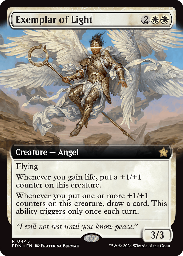Exemplar of Light (Extended Art) (445) Foil - Foundations