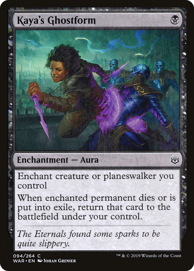 Kaya's Ghostform (094) Foil - War of the Spark