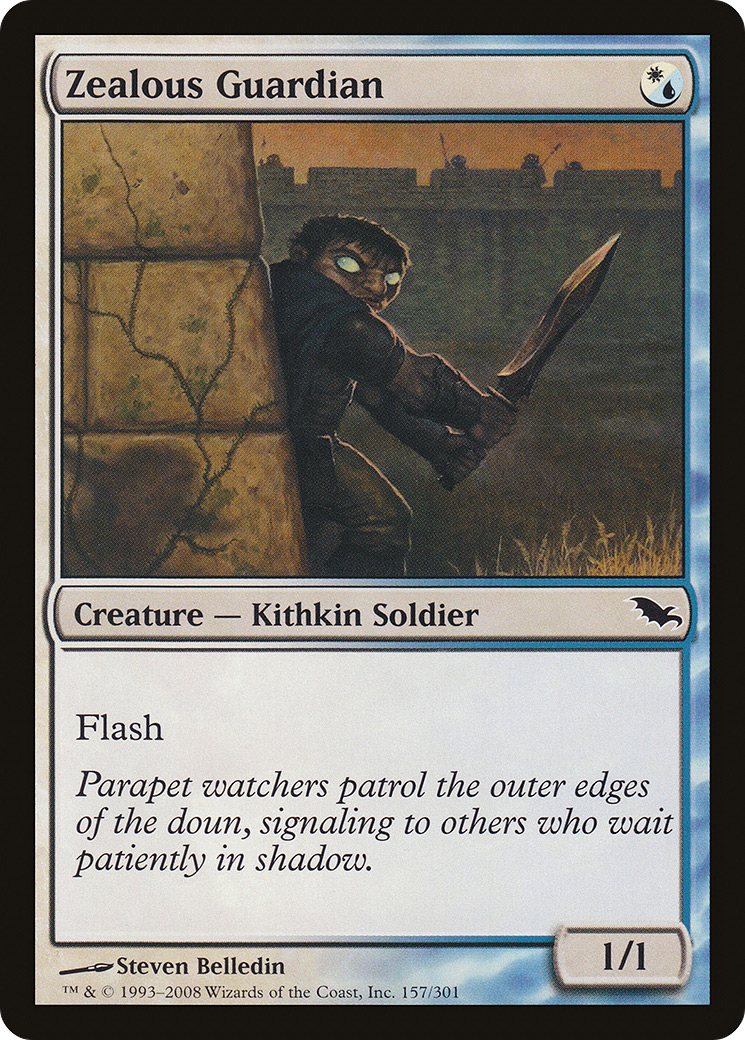 Zealous Guardian (157) Foil - Shadowmoor