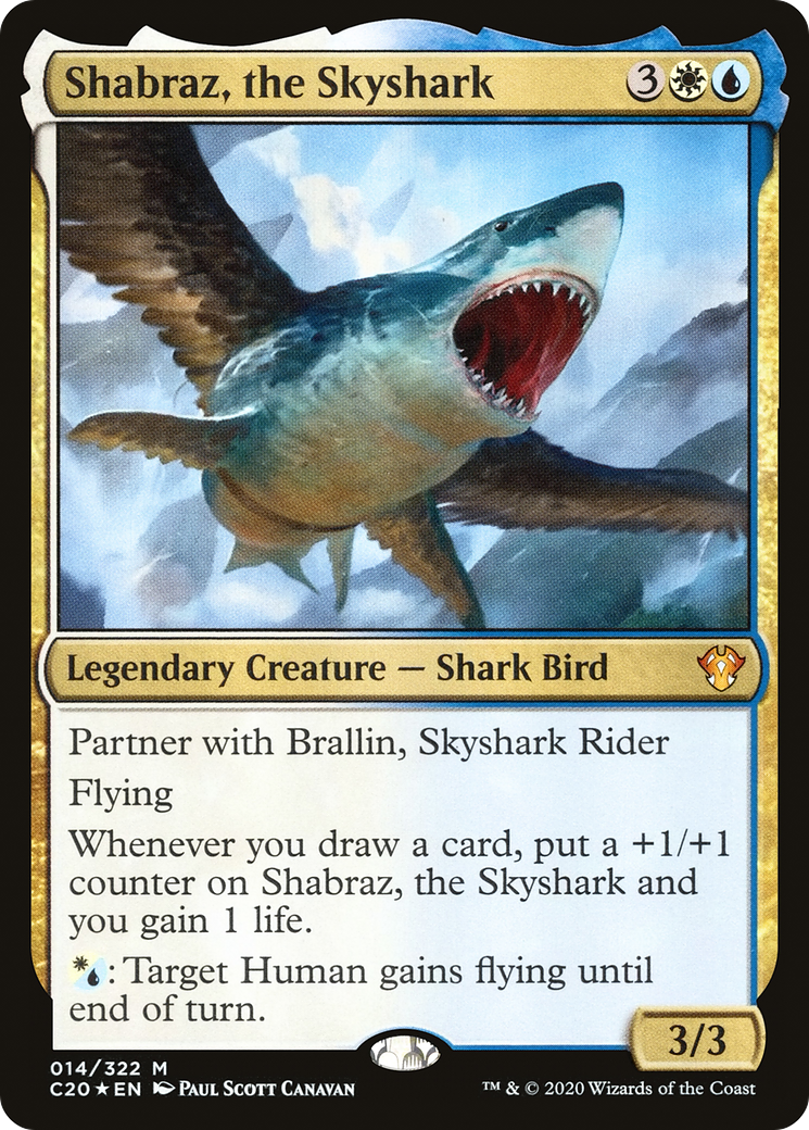 Shabraz, the Skyshark (014) Foil - Commander 2020