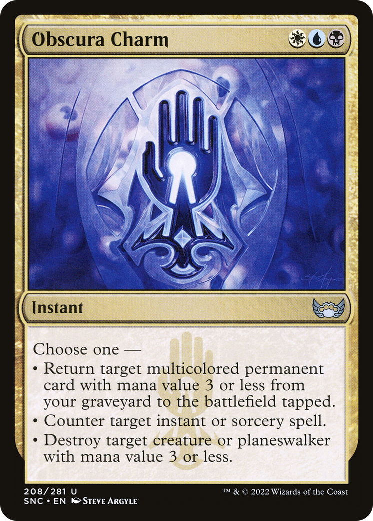 Obscura Charm (208) Foil - Streets of New Capenna