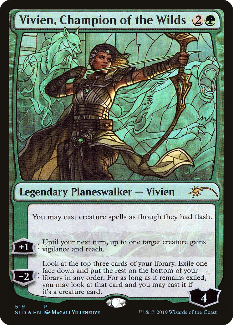 Vivien, Champion of the Wilds (519) Foil - Secret Lair Drop