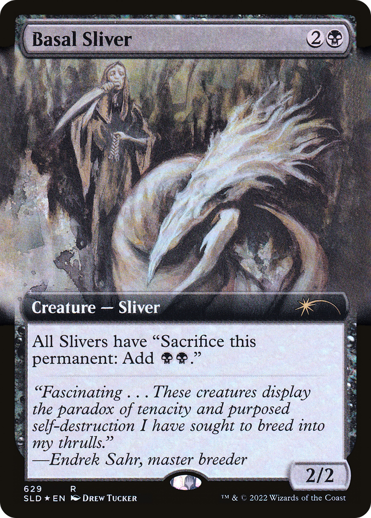 Basal Sliver (Extended Art) (629) Foil - Secret Lair Drop