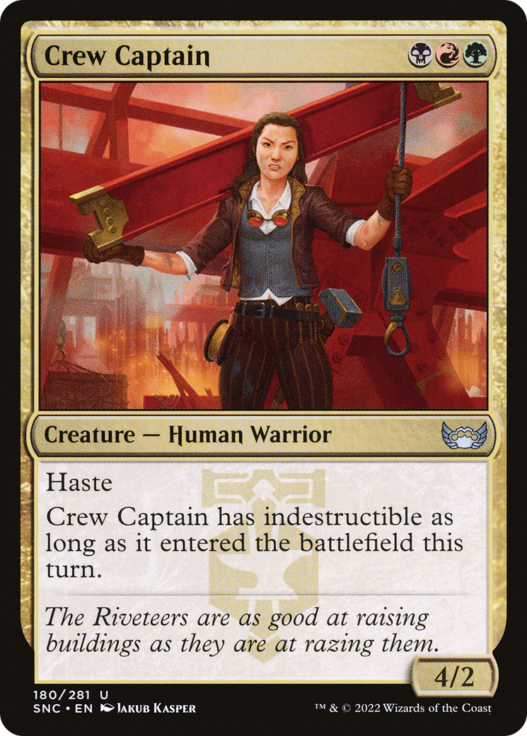 Crew Captain (180) Foil - Streets of New Capenna