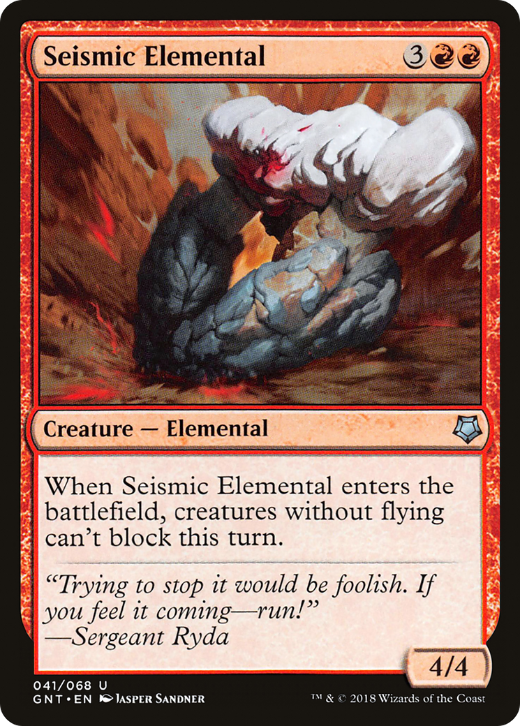 Seismic Elemental (041) - Game Night