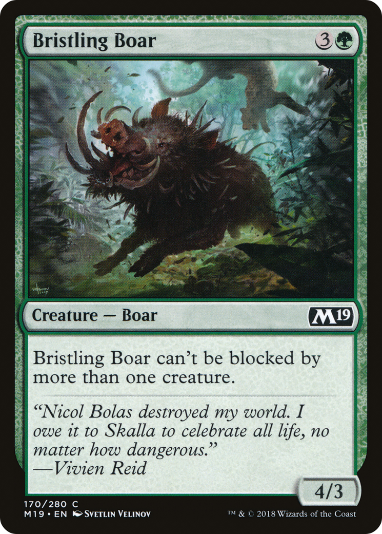 Bristling Boar (170) - Core Set 2019