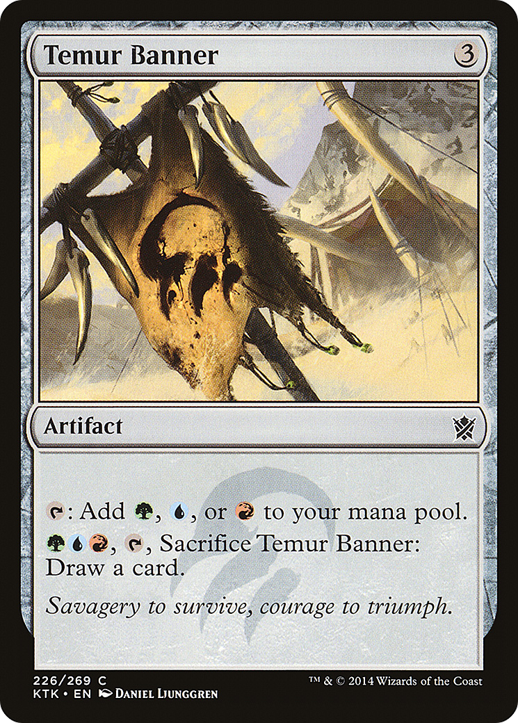 Temur Banner (226) - Khans of Tarkir