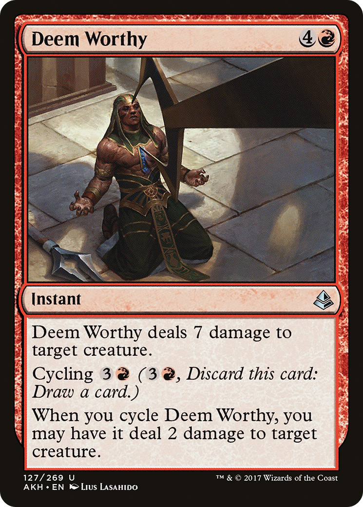 Deem Worthy (127) Foil - Amonkhet