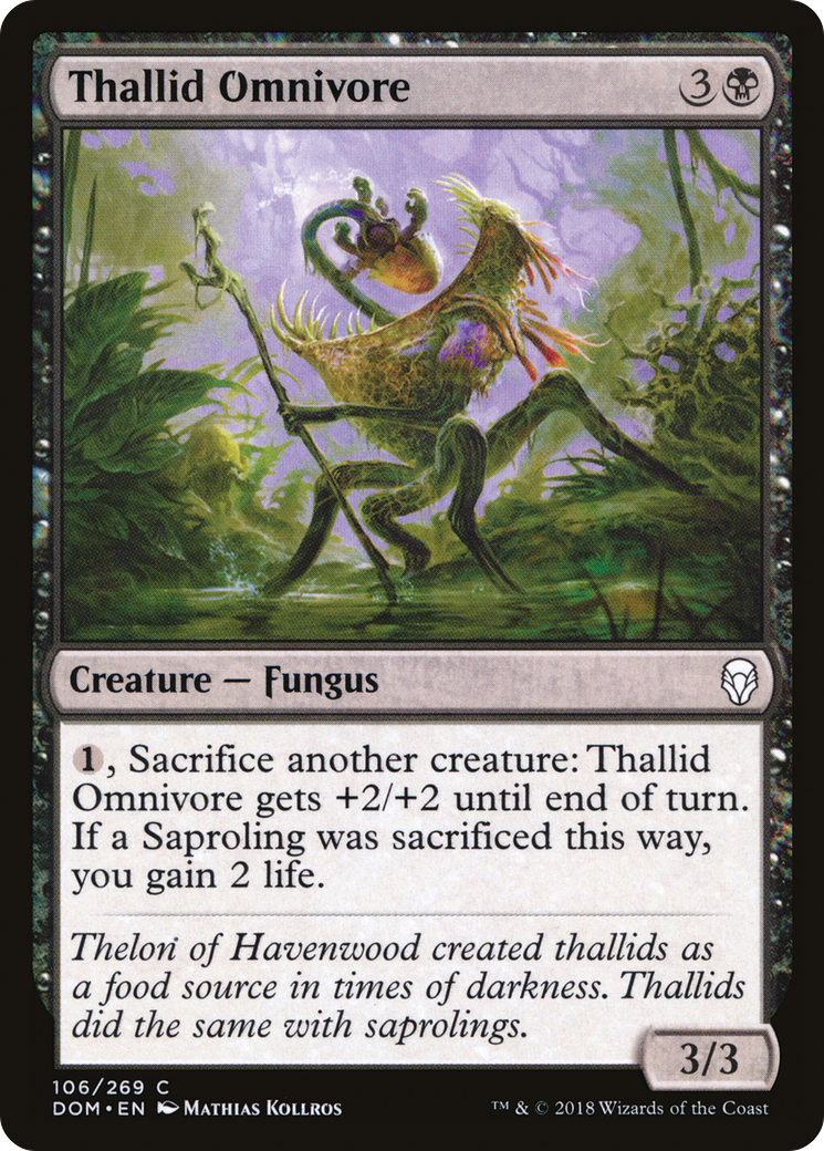 Thallid Omnivore (106) Foil - Dominaria