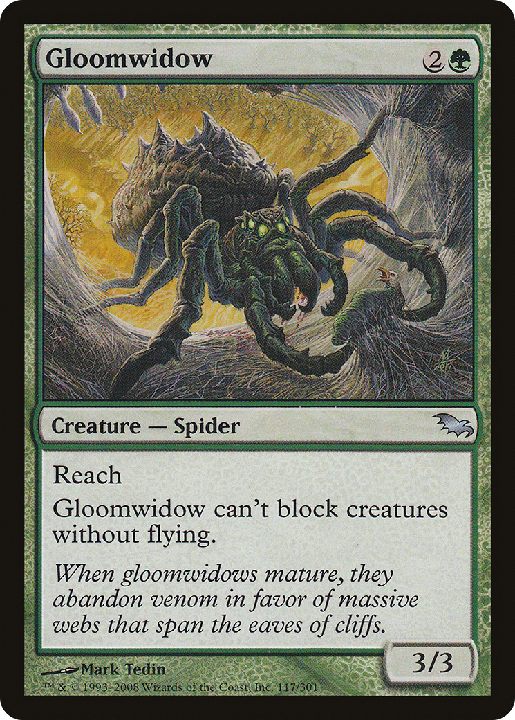 Gloomwidow (117) Foil - Shadowmoor