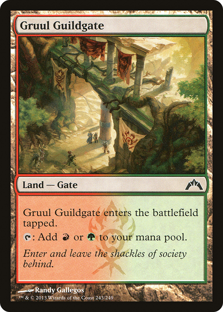 Gruul Guildgate (243) Foil - Gatecrash