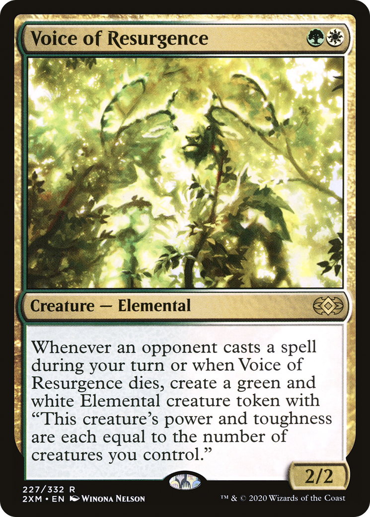 Voice of Resurgence (227) Foil - Double Masters