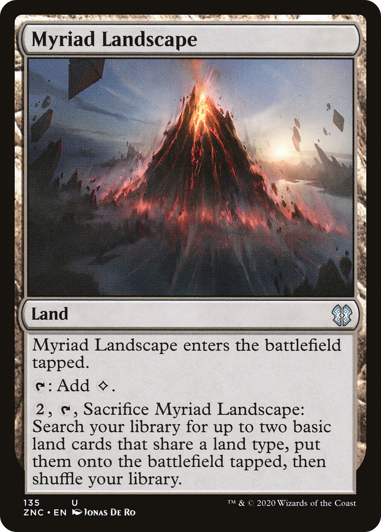 Myriad Landscape (135) - Zendikar Rising Commander