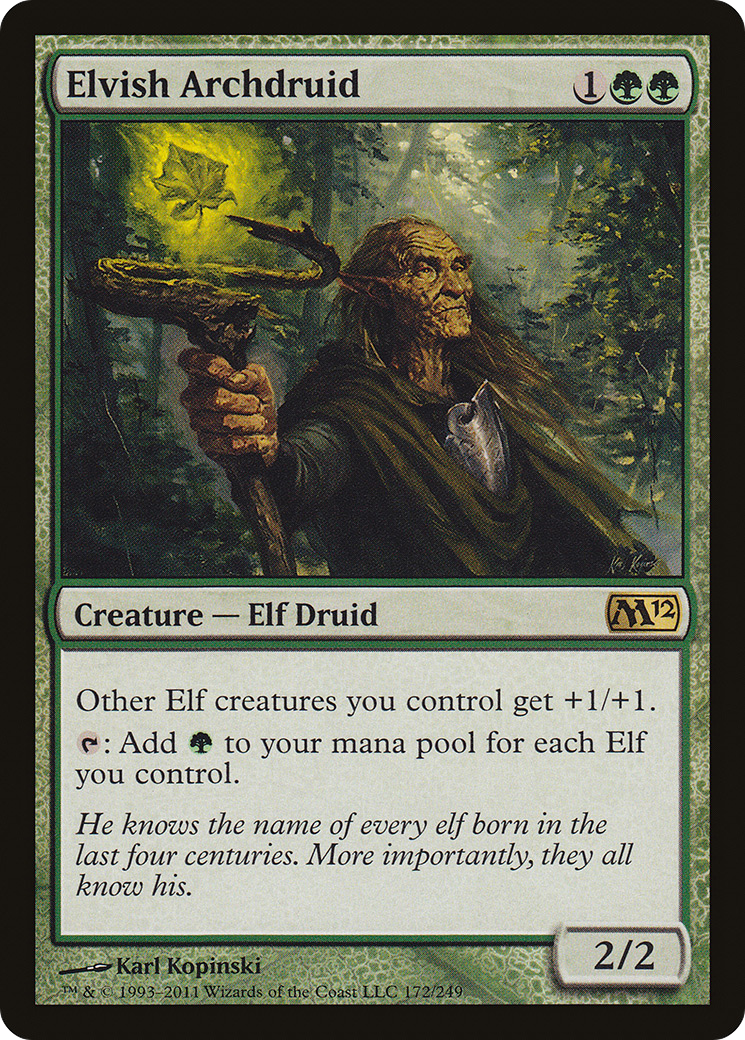 Elvish Archdruid (172) - Magic 2012