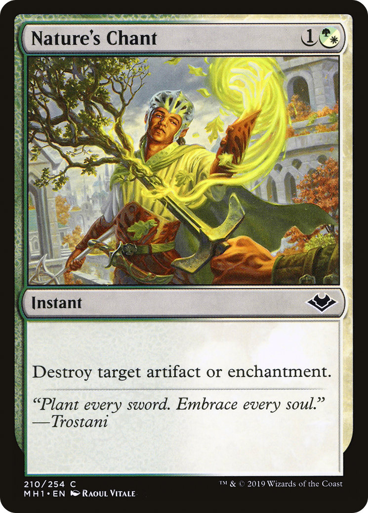 Nature's Chant (210) Foil - Modern Horizons