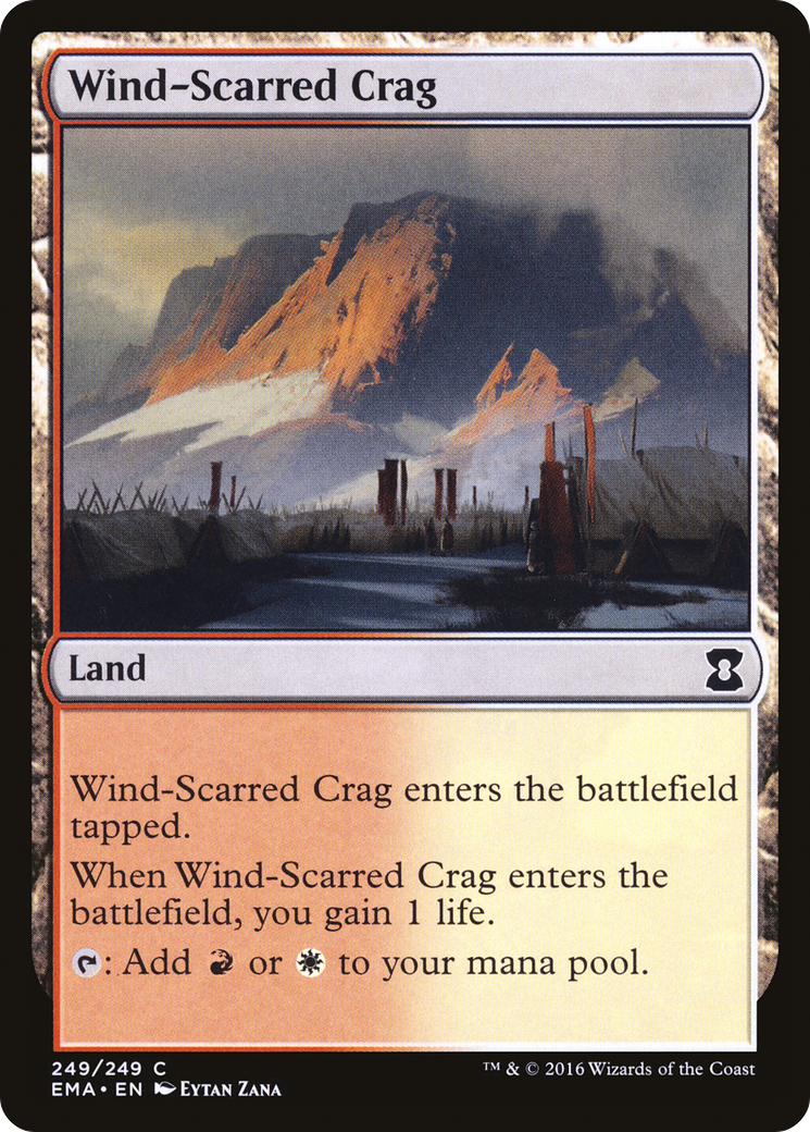 Wind-Scarred Crag (249) - Eternal Masters