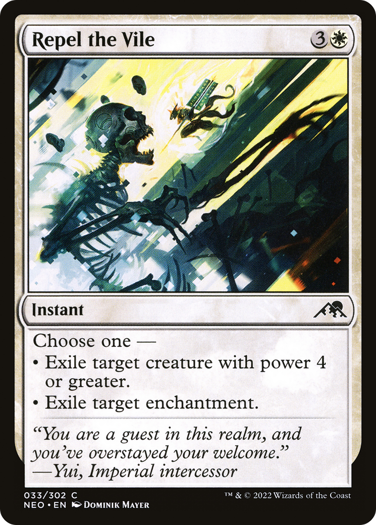 Repel the Vile (033) Foil - Kamigawa: Neon Dynasty