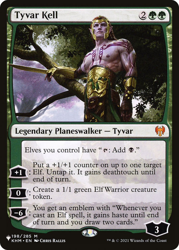 Tyvar Kell (KHM-198) - The List