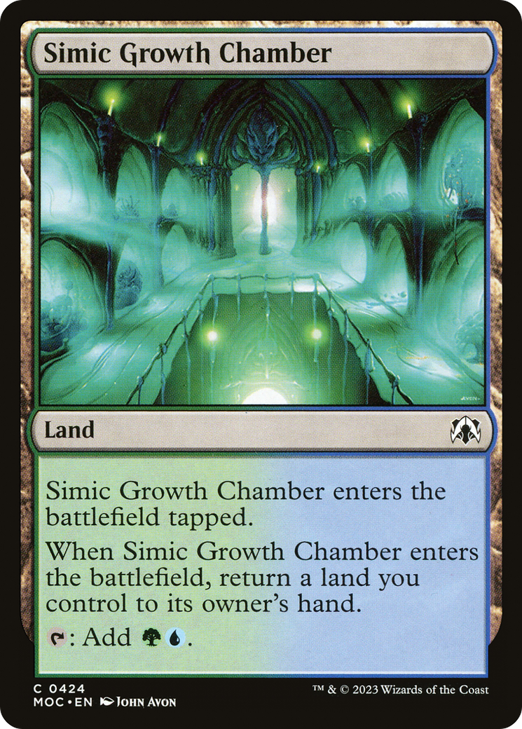 Simic Growth Chamber (424) - March of the Machine Commander