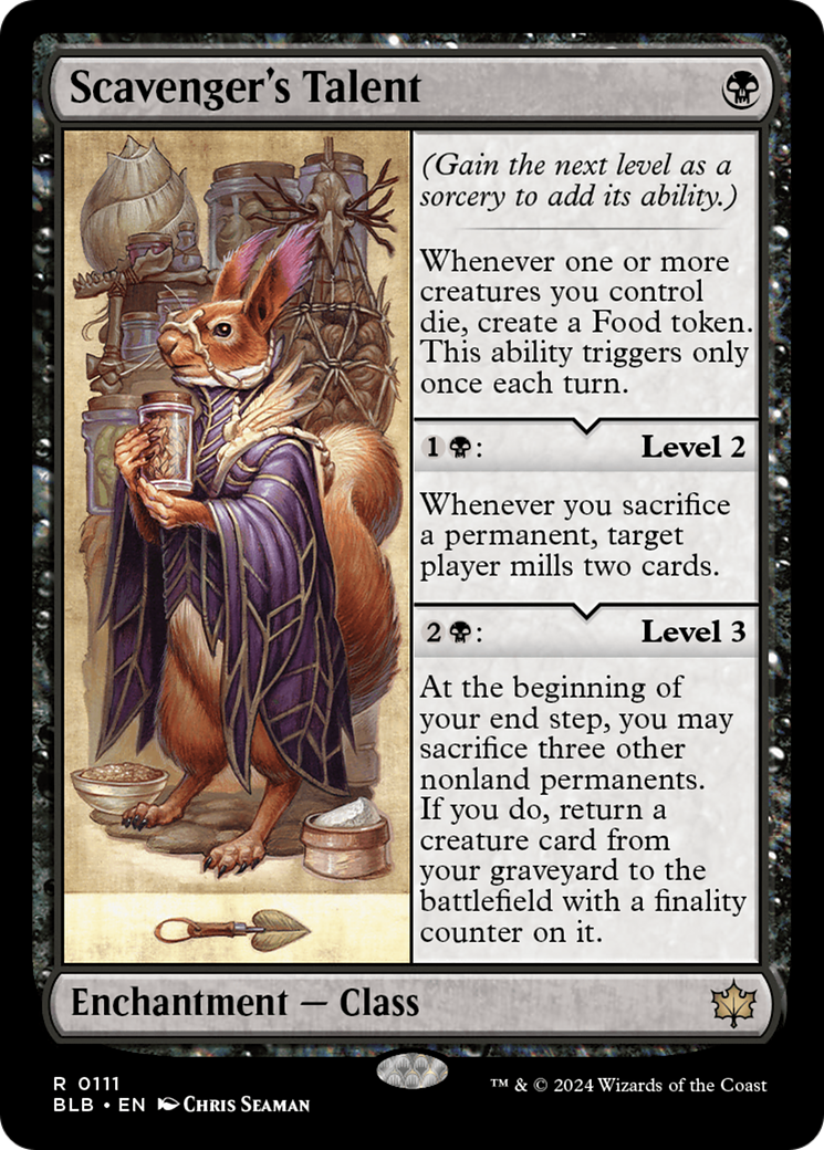 Scavenger's Talent (111) Foil - Bloomburrow
