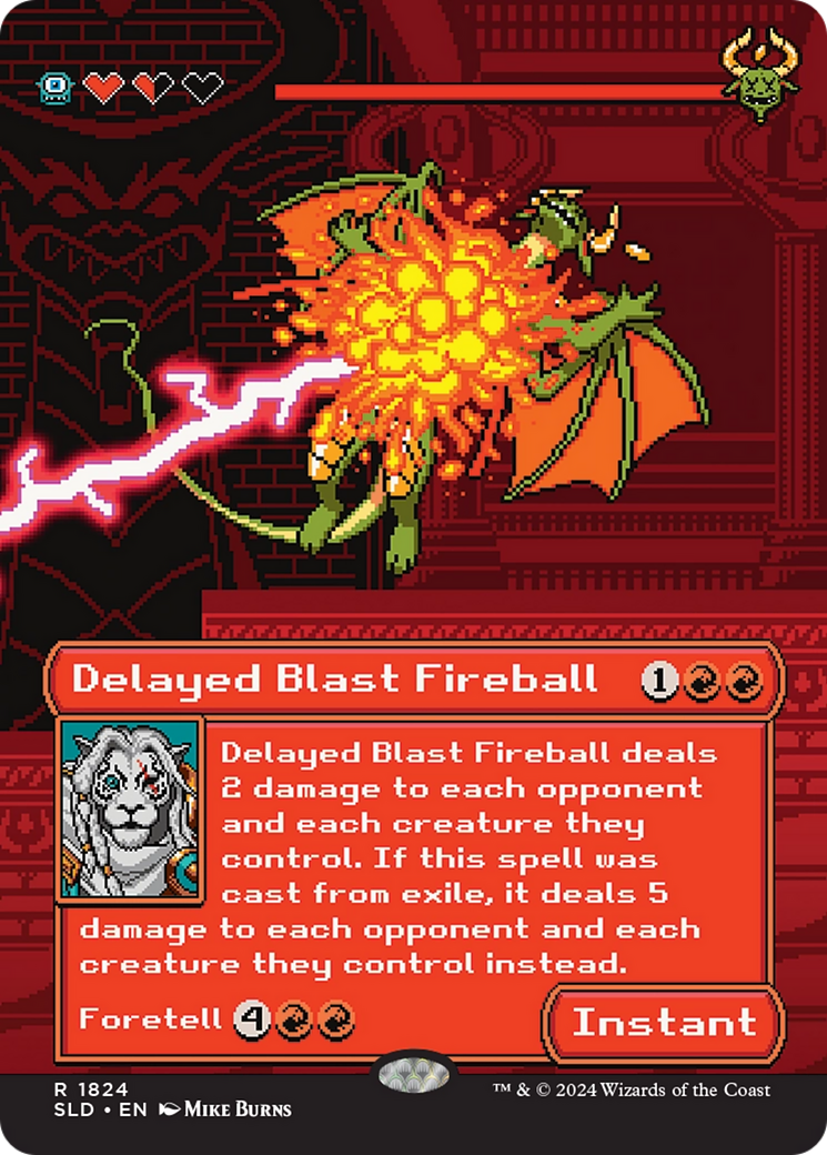 Delayed Blast Fireball (1824) - Secret Lair Drop