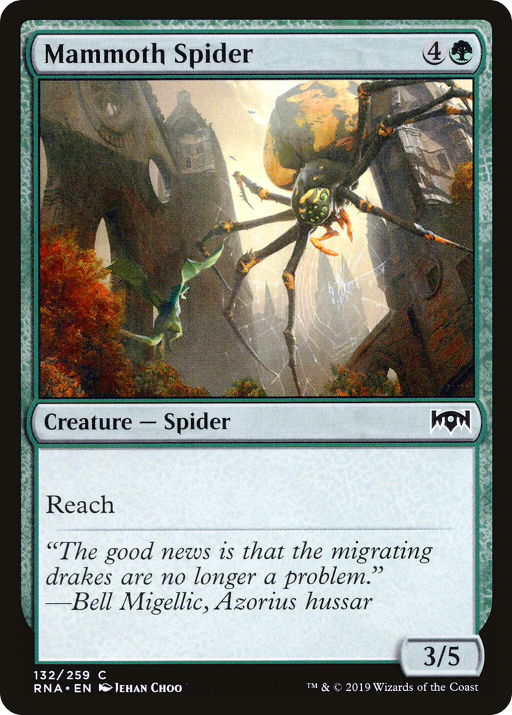 Mammoth Spider (132) - Ravnica Allegiance