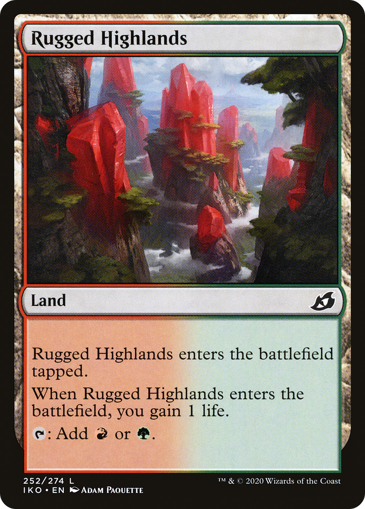 Rugged Highlands (252) - Ikoria: Lair of Behemoths